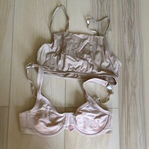 Victoria's Secret Underwire Bra and Express bralette - set of 2